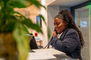Client focused photography | Affinia and Doubletree Hilton. Outsource payroll services.