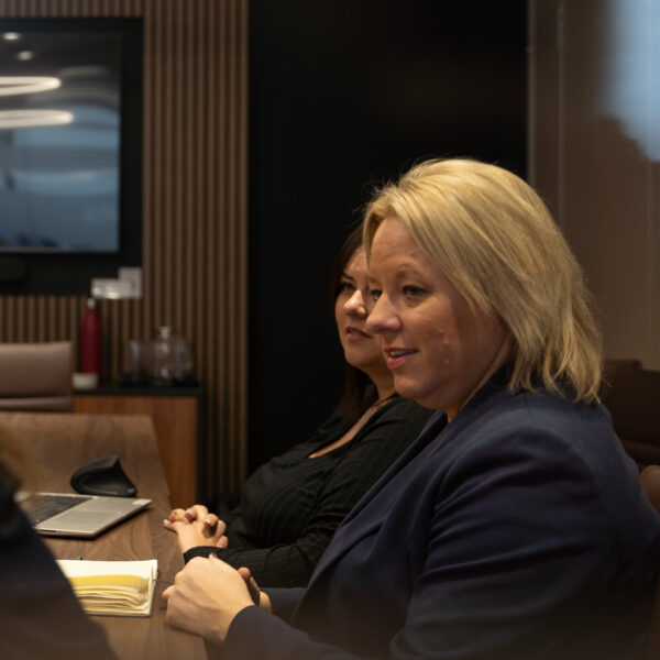 Professional meeting. Affinia owned photography. Affinia | Accountants and Business Advisers.
