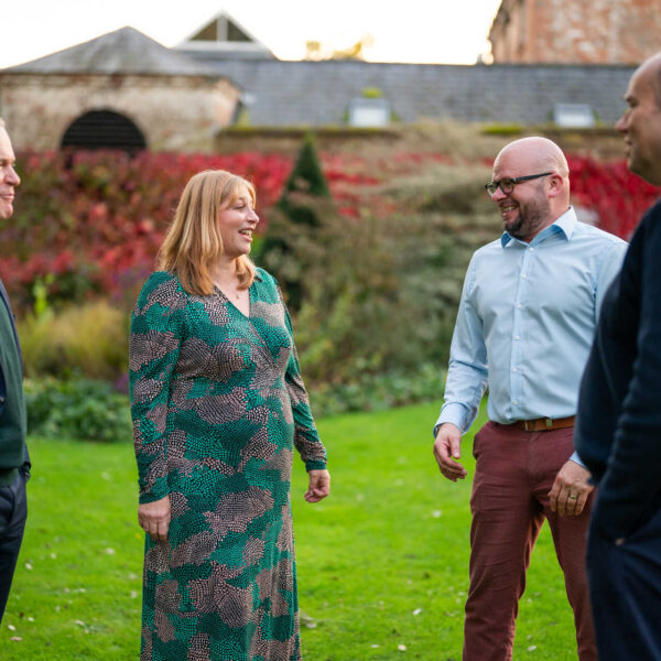 Darren Redmayne. Vanessa Emens, Chris Annis, Rob Harden. Affinia Leadership team group shot.