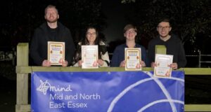 Affinia team support Mind Charity with fire walk fundraiser. Supporting our community.