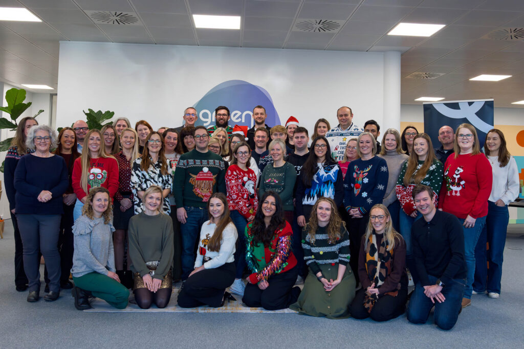 group photo in office
