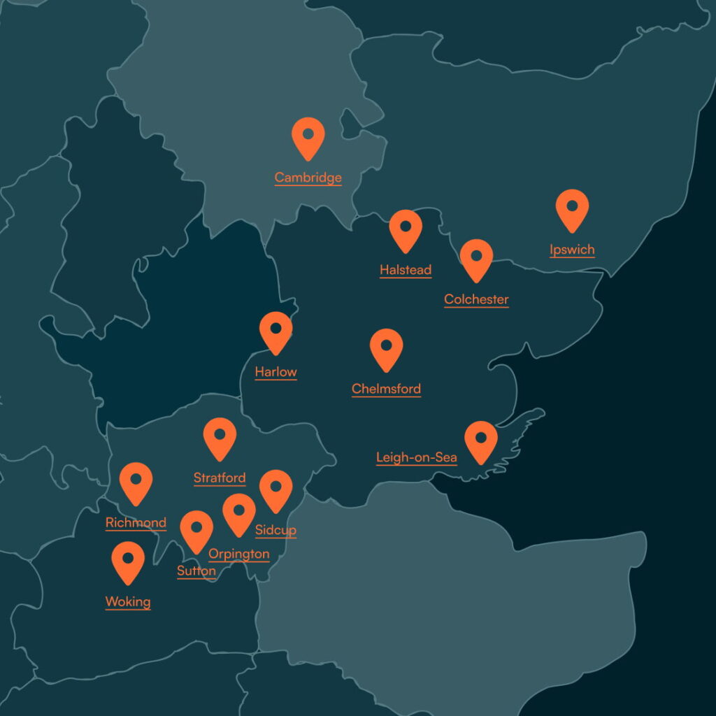 Map of offices