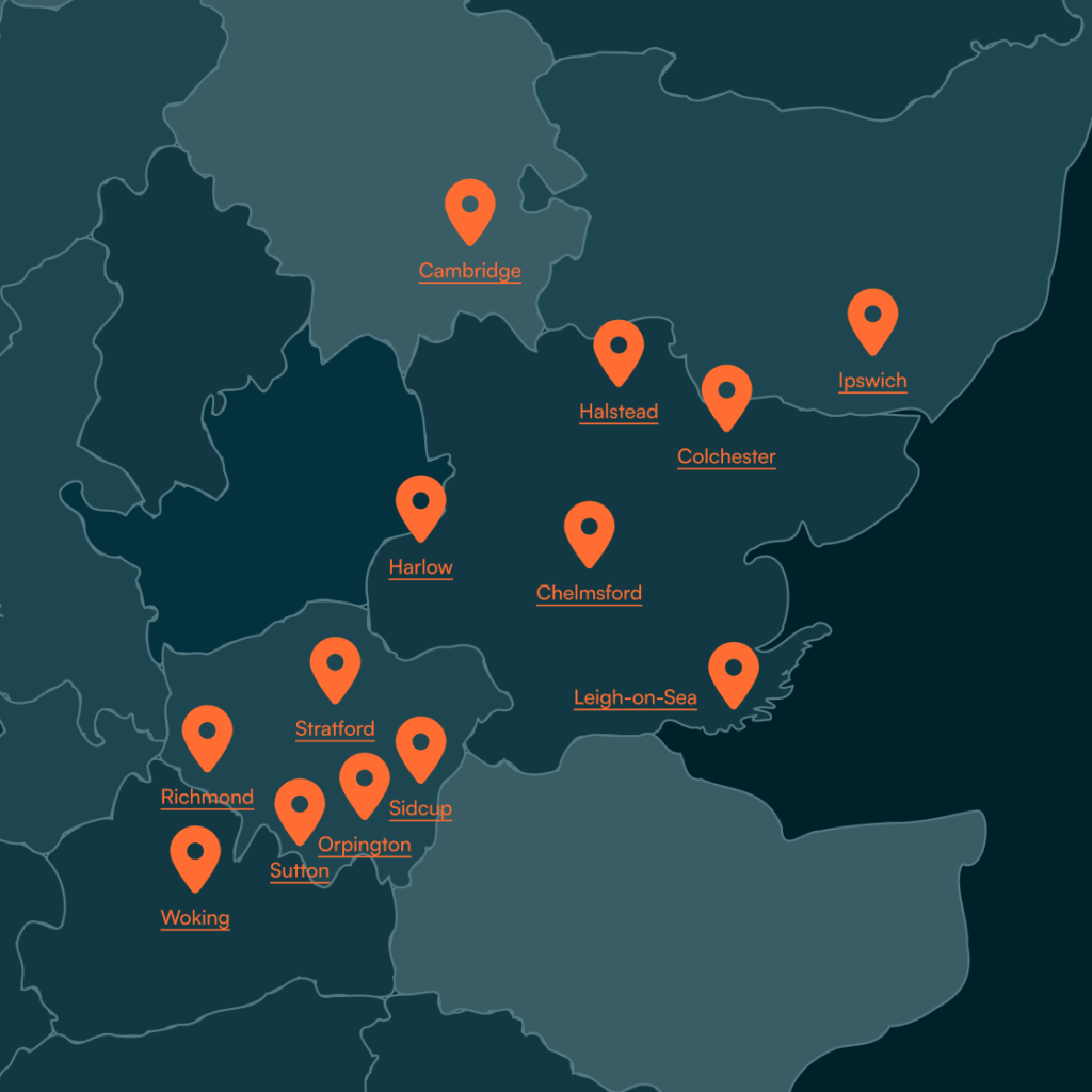 Map of offices